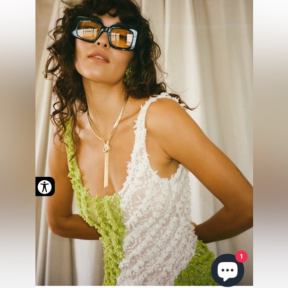 NWT Selva Negra Zuma Dress Limoncello Lace - Picture 4 of 10